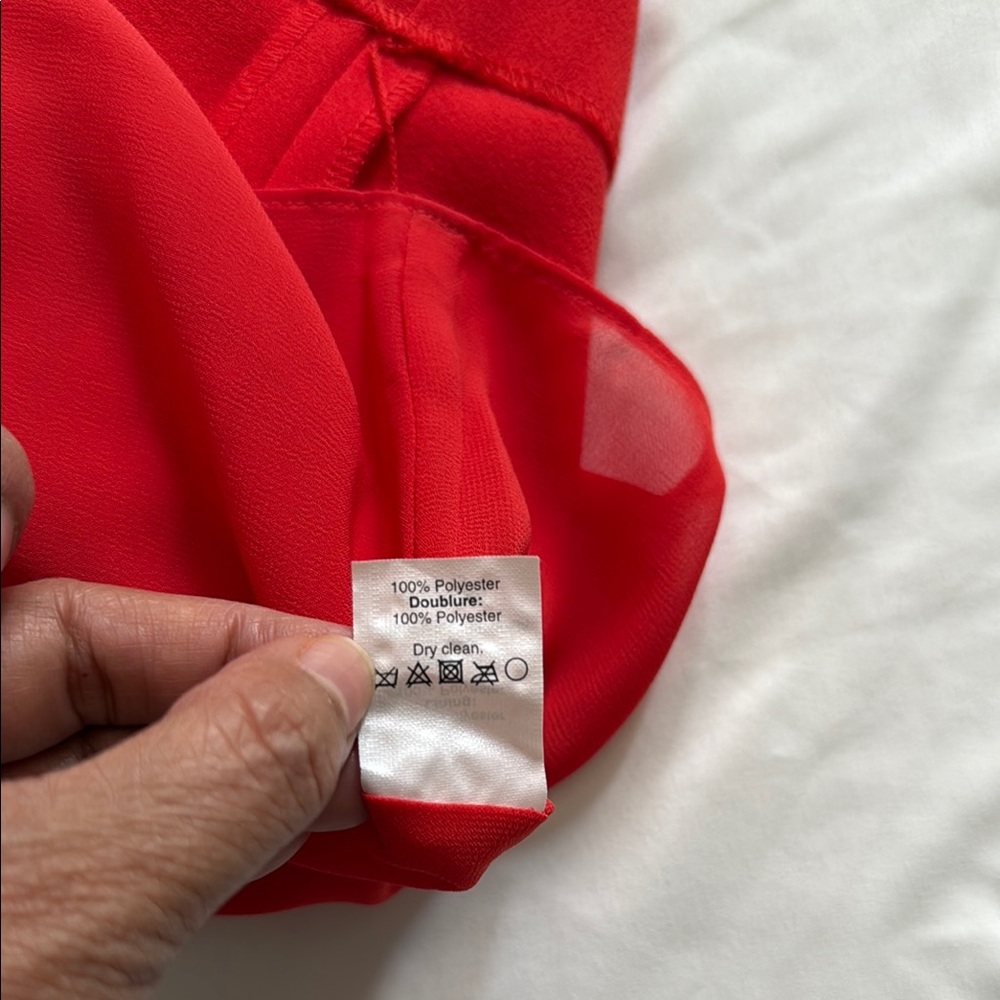 J. Crew Red Dress size 8P - Picture 4 of 8
